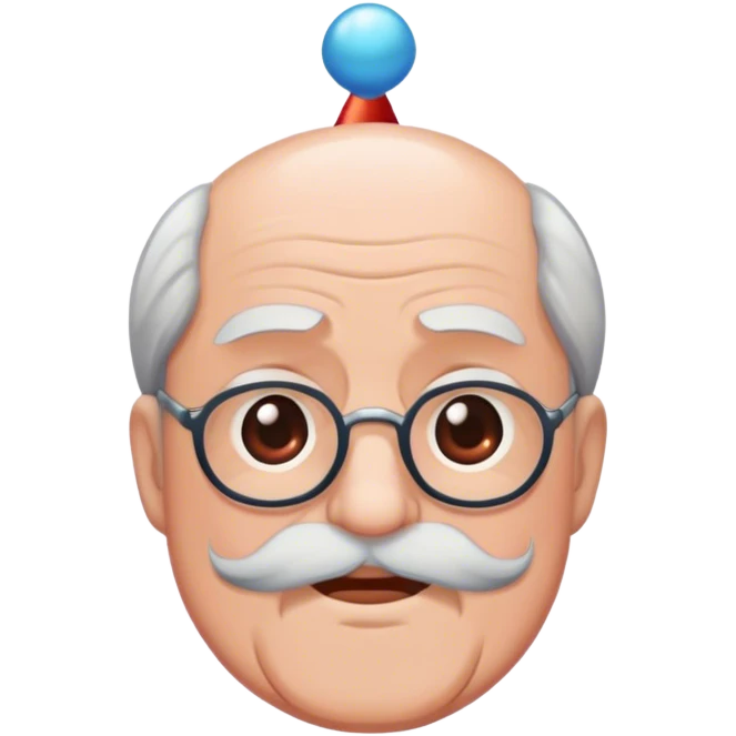 Old man birthday emoji