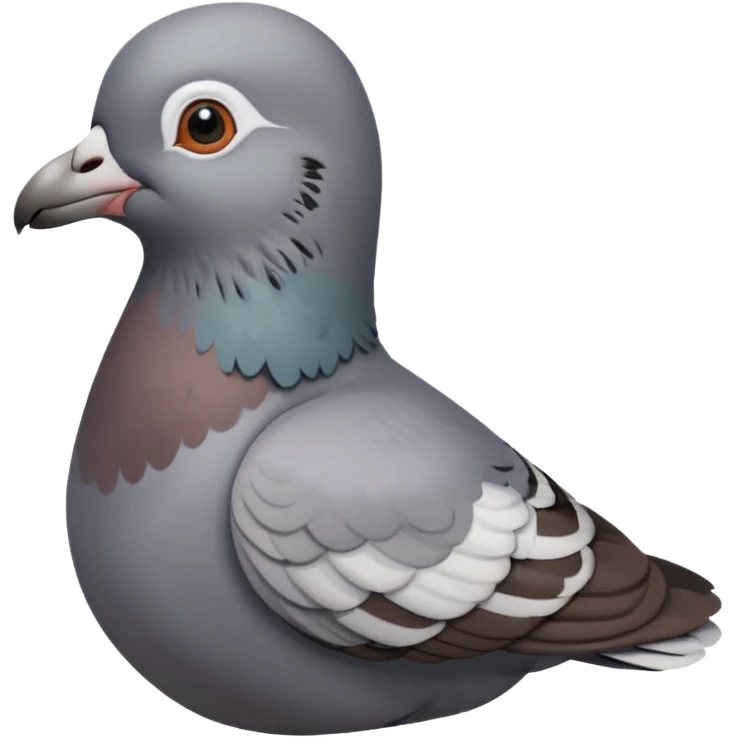 Pigeon + crumb trail, Street Wildlife. emoji