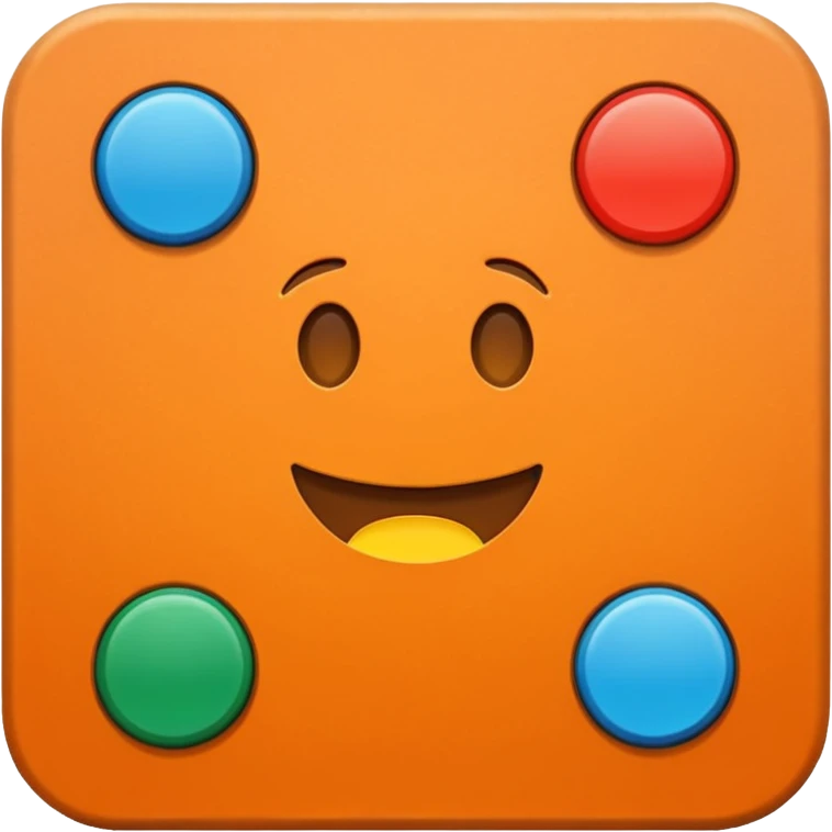 board game orange emoji