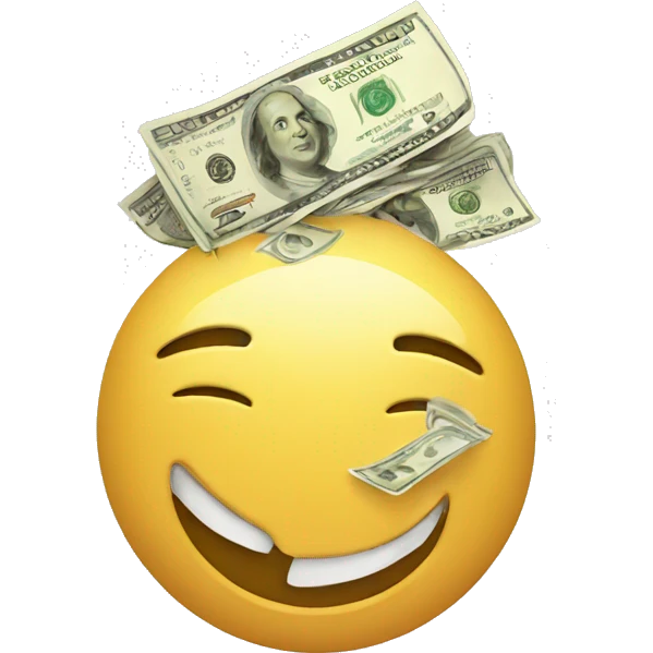 excited face with money emoji