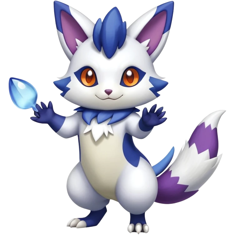 Shiny Furret-Meowstic-Zangoose-Hybrid (Full body) emoji