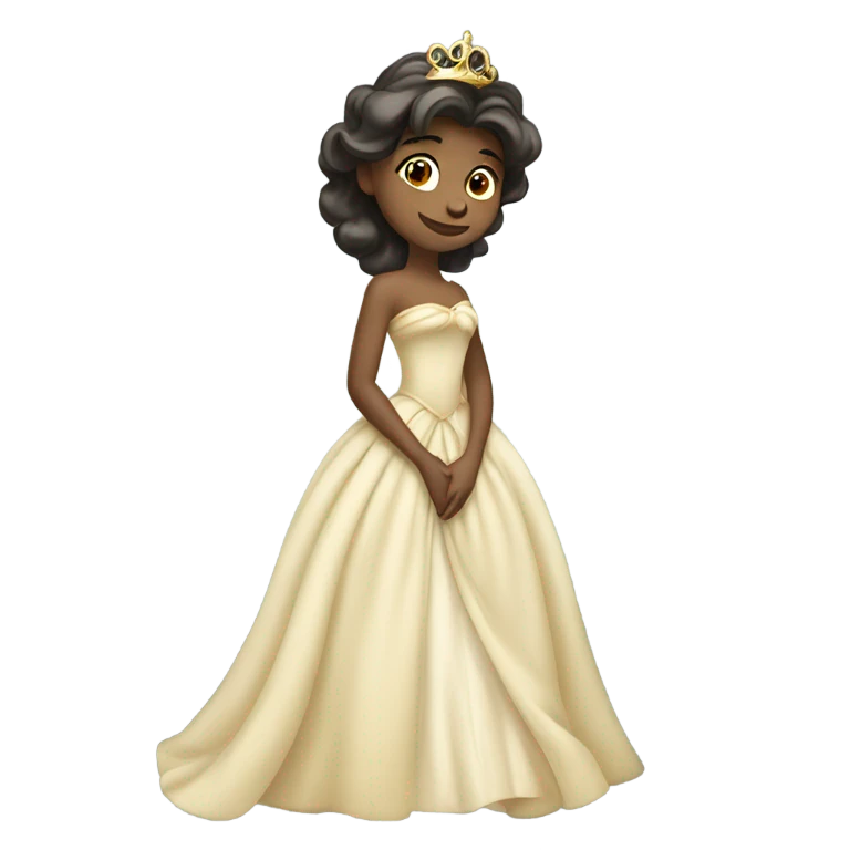 A princess kissing  emoji