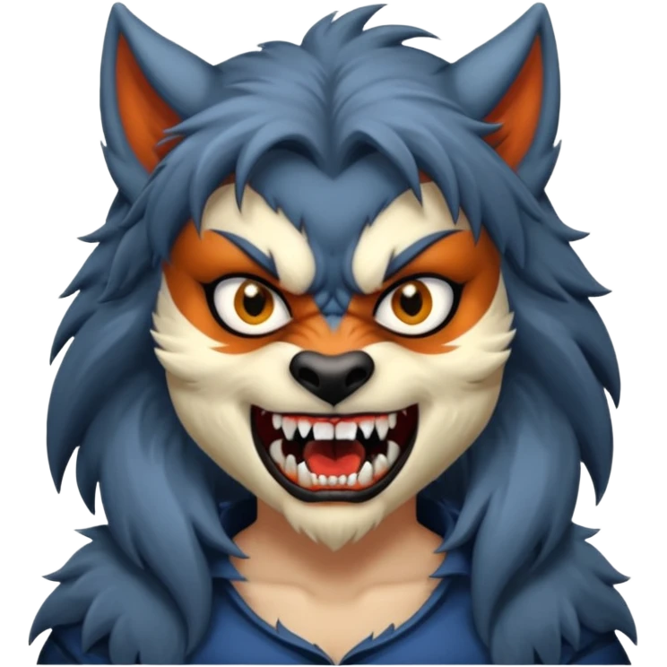 girl werewolf emoji