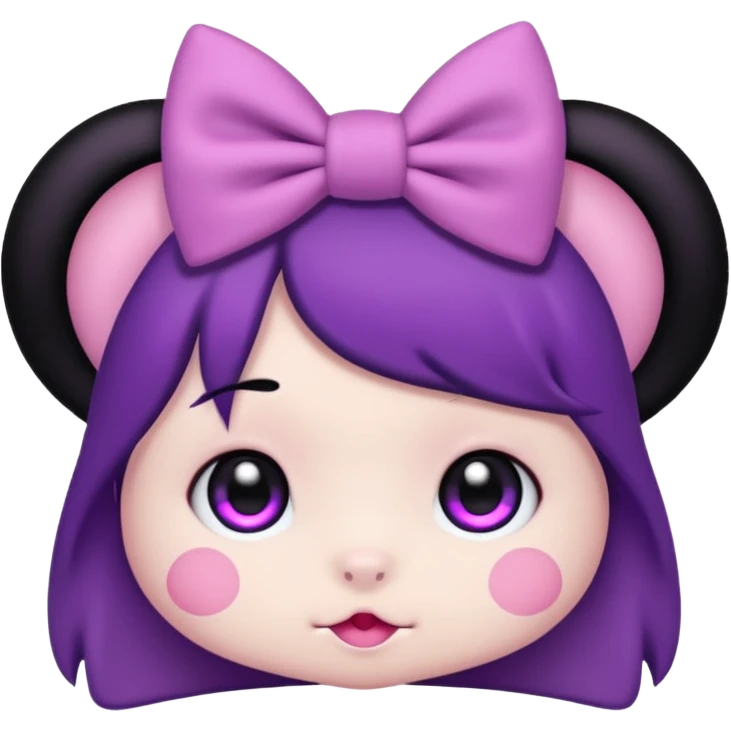 Cute kuromi emoji