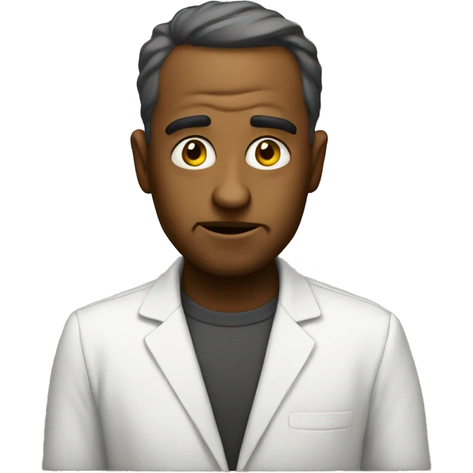 Conspiracy believing friend emoji