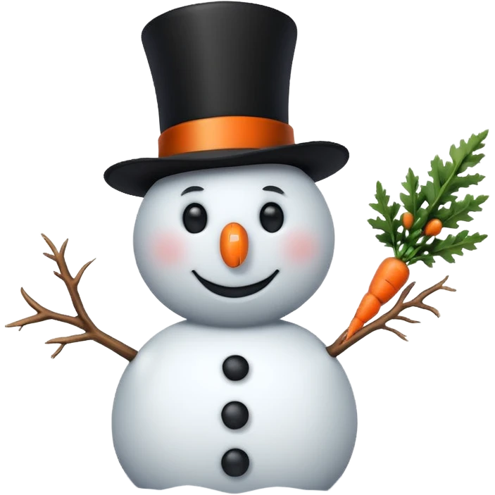 white snowman emoji
