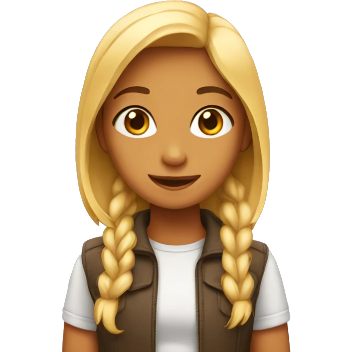 girl shows "okay" emoji