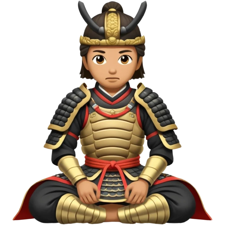 kneeling samurai emoji