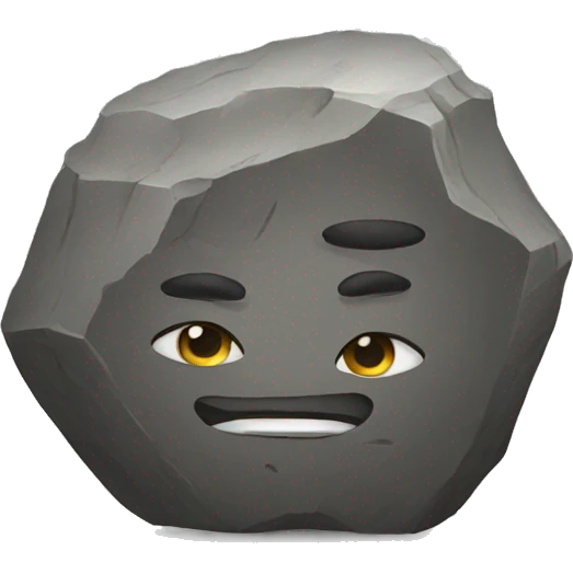 Rock emoji
