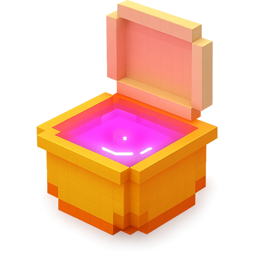 сделай соус из фастфуда розовый светящийся, no background  emoji