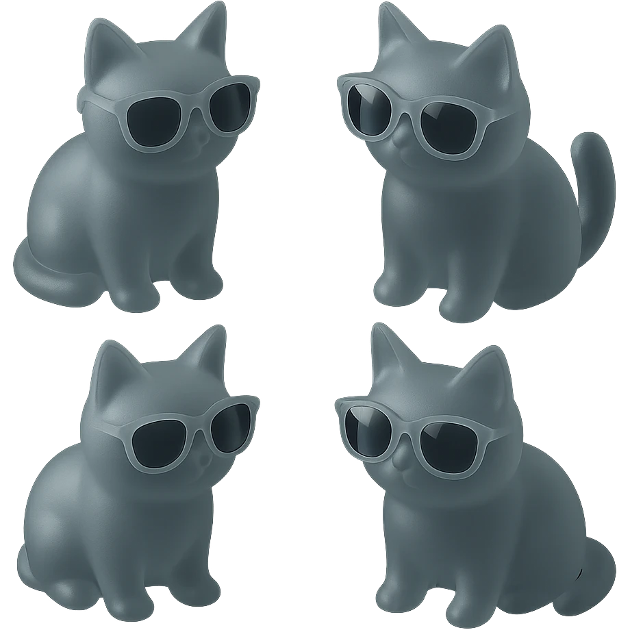 Cat wearing sunglasses emoji