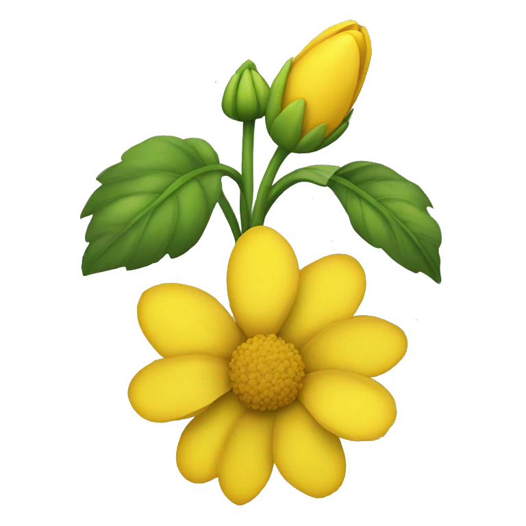 Yellow flower  emoji