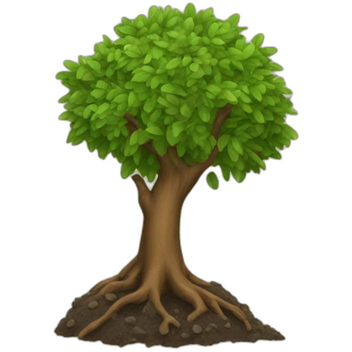 Dig tree emoji
