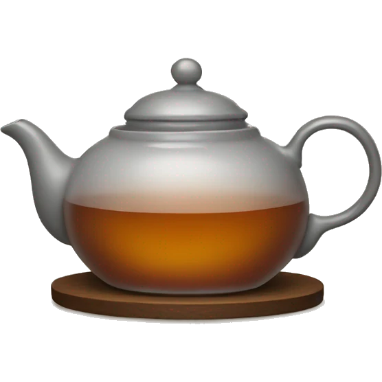 teapot sitting on bed emoji