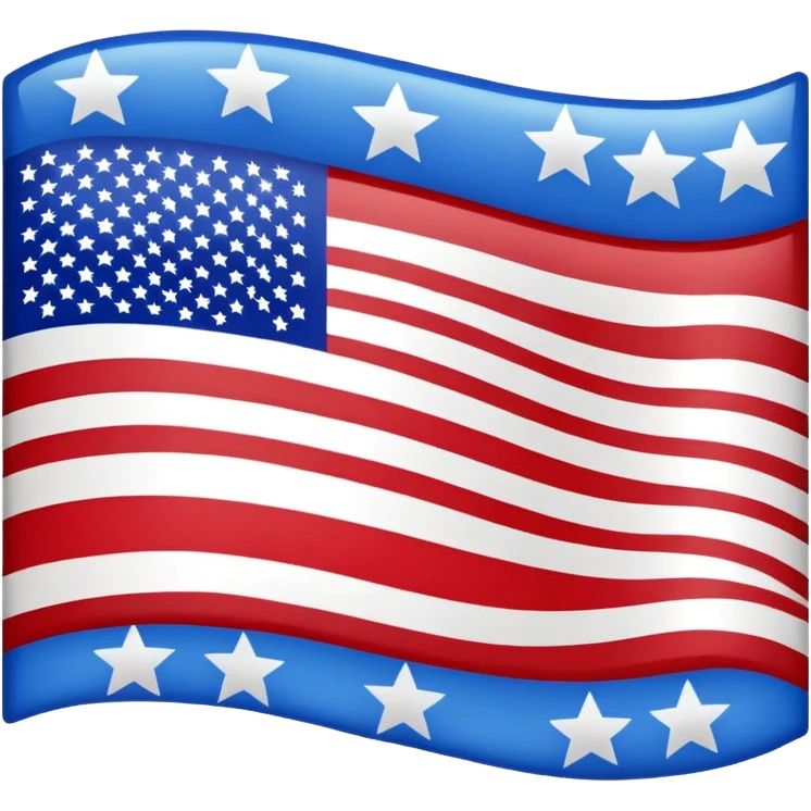 waving upside down American flag emoji