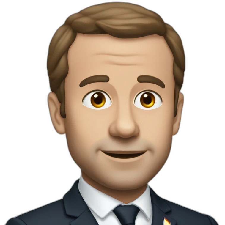 Macron bourré emoji