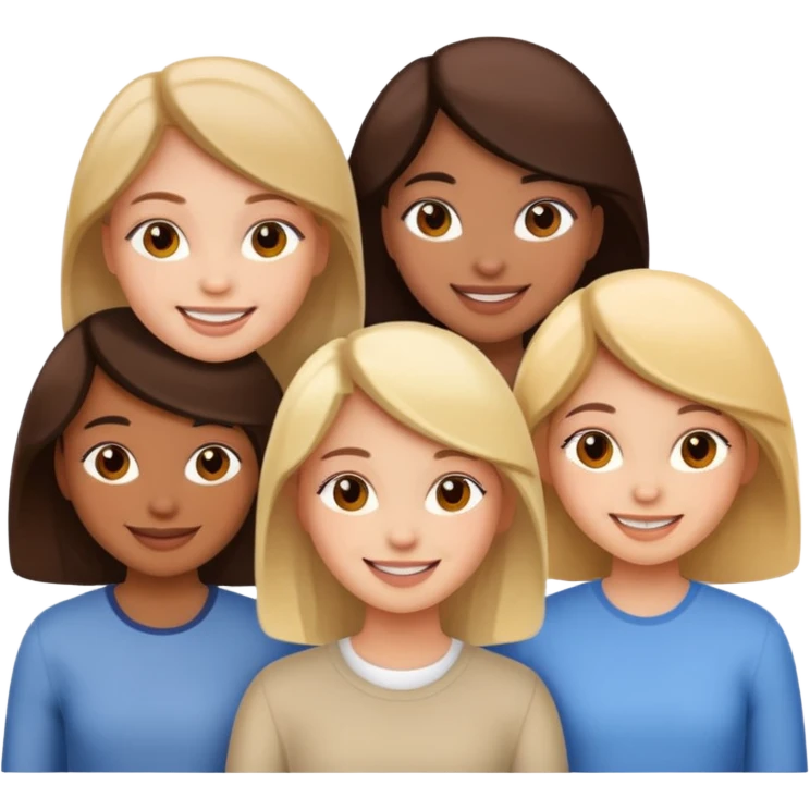 Girls Trio  emoji
