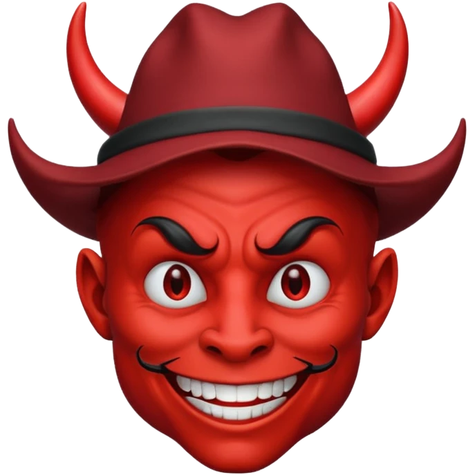 devil wearing hat emoji