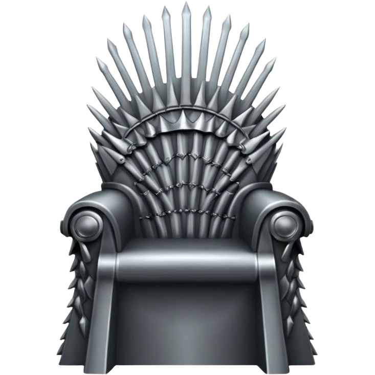 Generate the iron throne  from game of thrones emoji  emoji