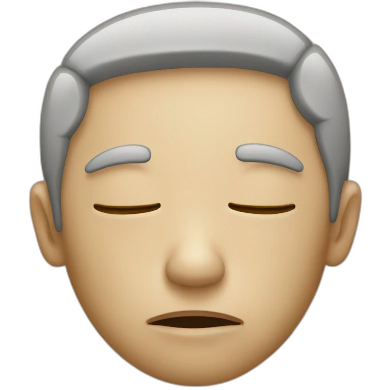 Sleepy emoji