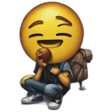 Street art emoji
