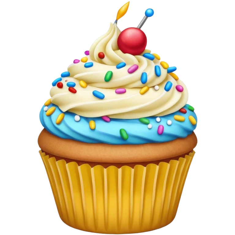 a cupcake emoji