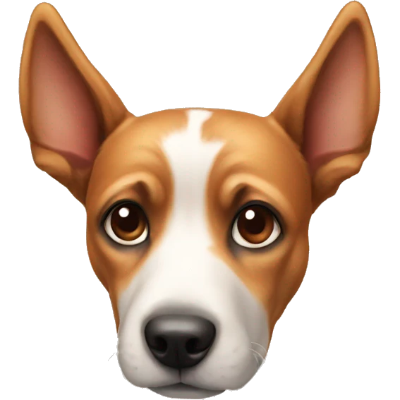 Dog ear isolated emoji