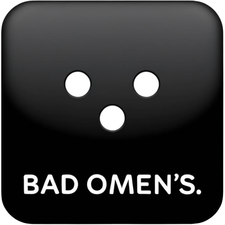 Bad Omens TEXT LOGO emoji