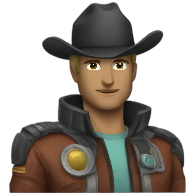 Cobra space cowboy emoji