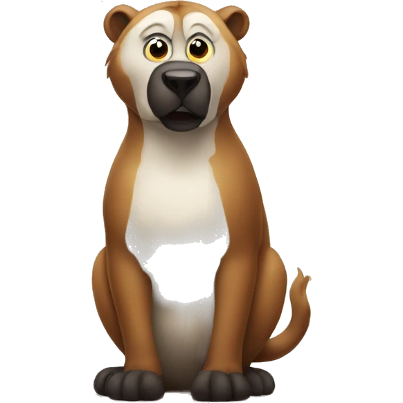 Confused animal emoji