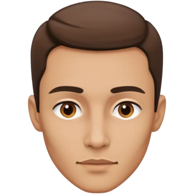 A person who has the sharpest jawline emoji