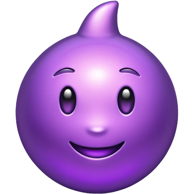 Banger in purple emoji