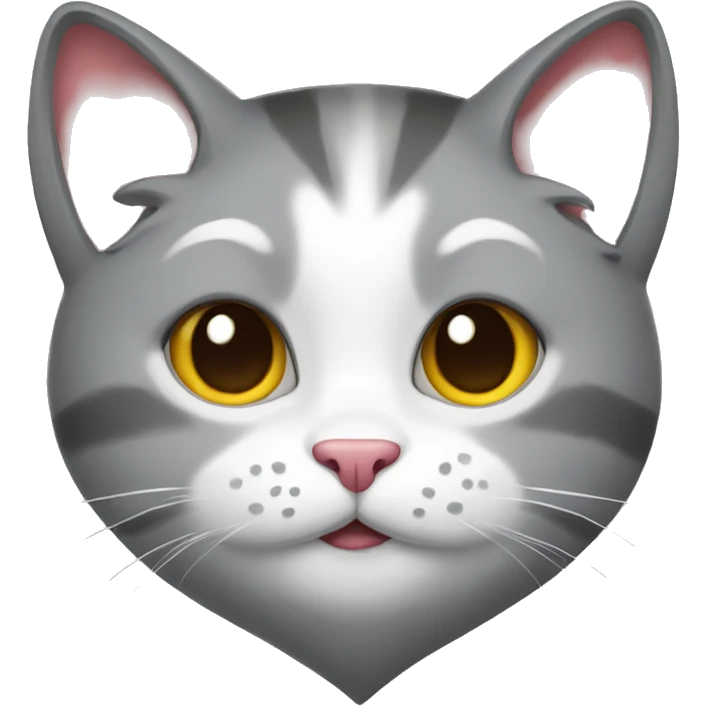 Cat with heart emoji