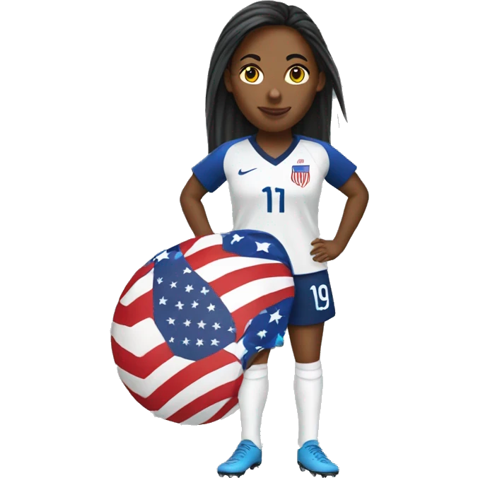 USA woman soccer emoji