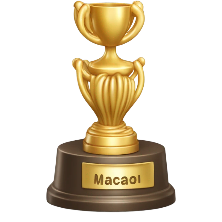 Golden Macaroni Trophy emoji