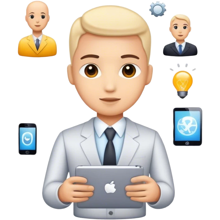 Business processes and Artificial Intelligent emoji