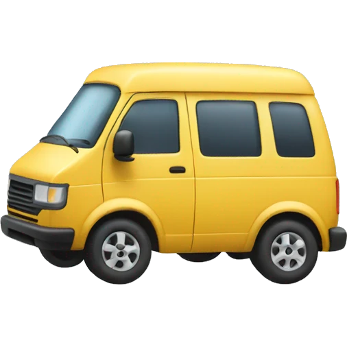person driving a van emoji