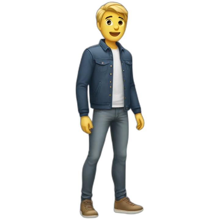 Humain en train de ken emoji