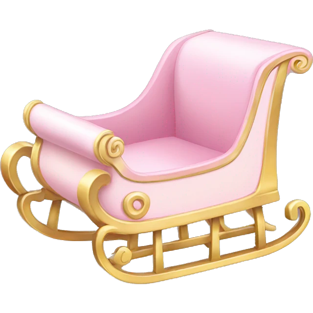 light pink sleigh emoji