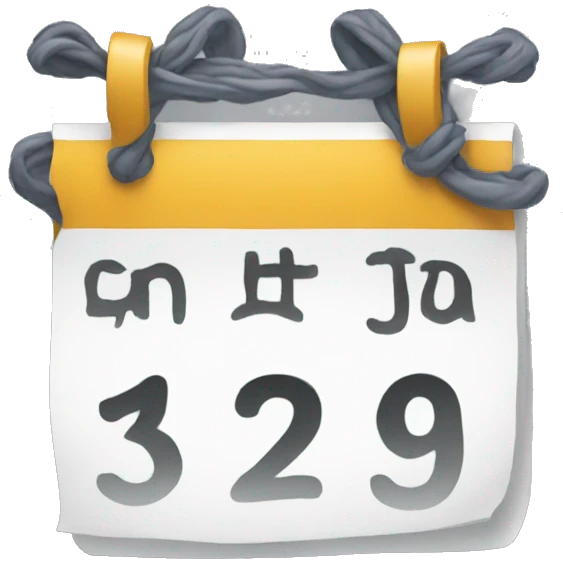 Calendar emoji