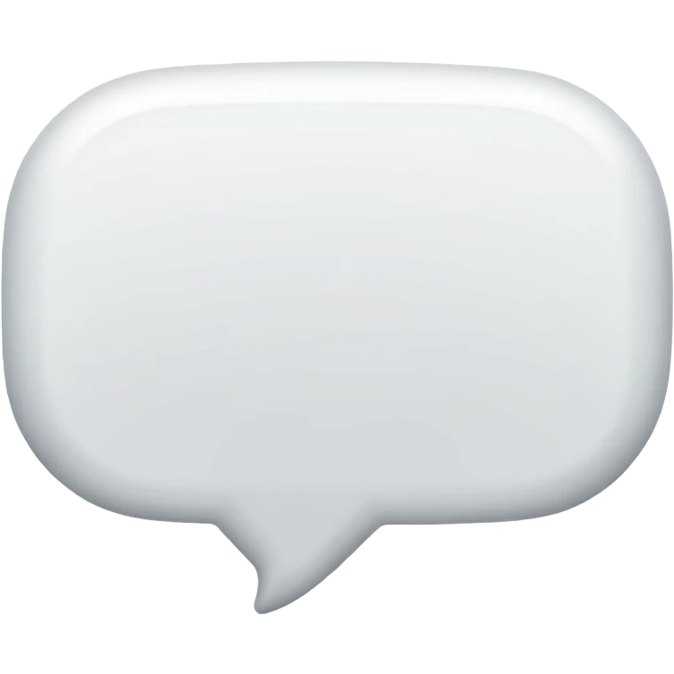 speech bubble emoji
