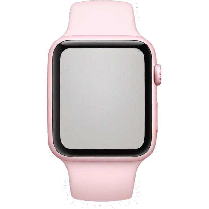 Light pink Apple Watch  emoji