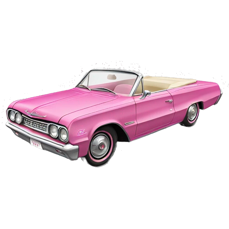Barbie’s 1963 Oldsmobile Jetfire convertible  emoji