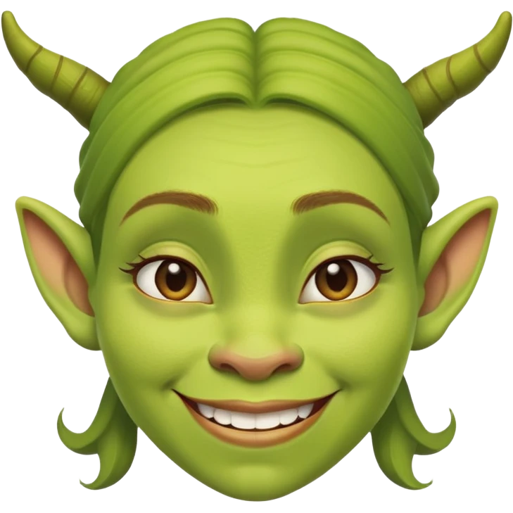 Cute Shrek women  emoji