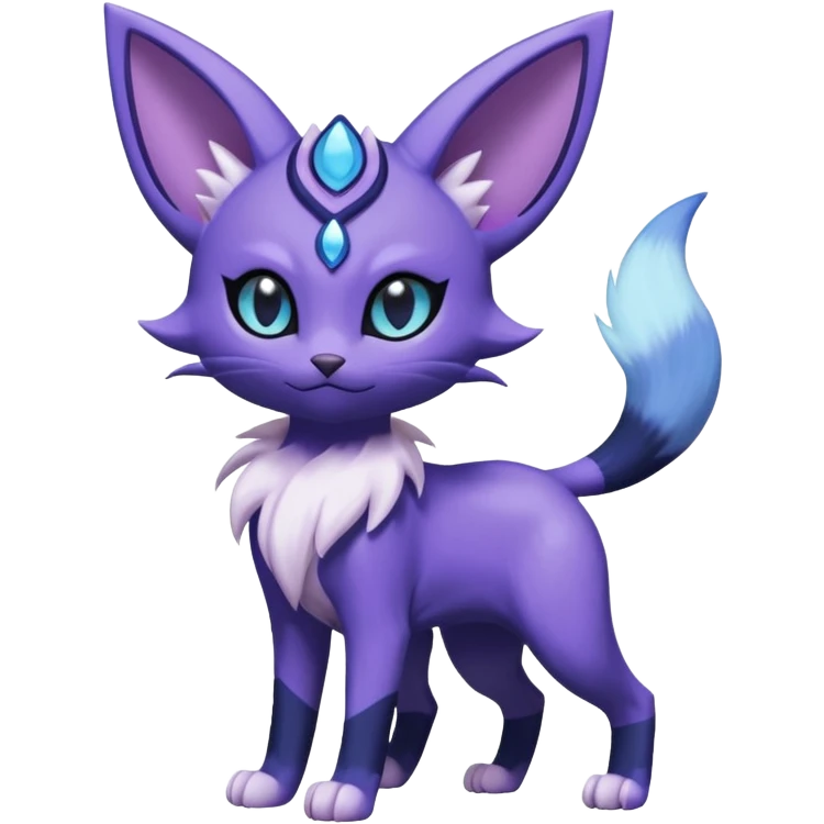Espeon-Purrloin-Meowstic-Fakémon-hybrid-creature (full body)  emoji