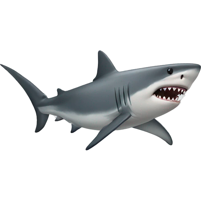 shark with mone emoji