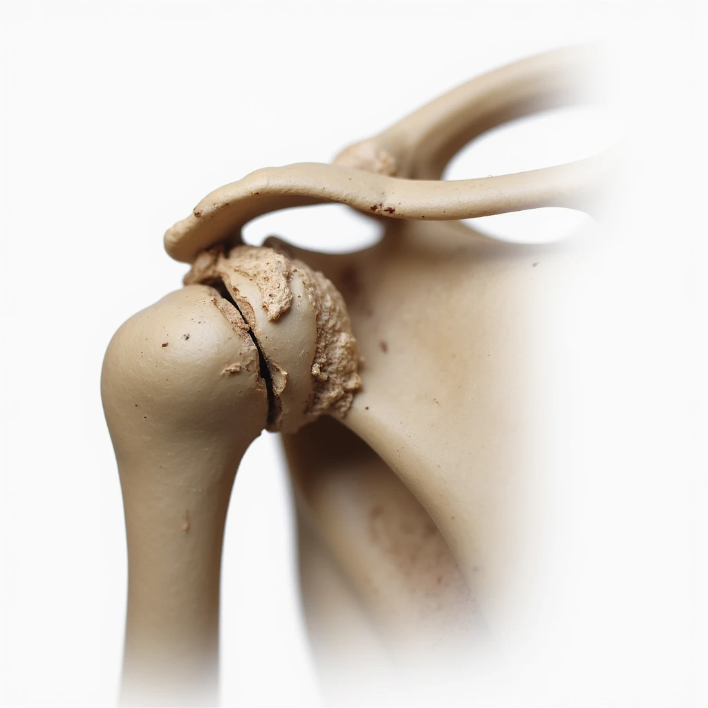 detailed anatomical scapula, isolated on white background, realistic style, lateral view emoji