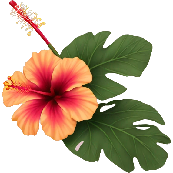 Hibiscus emoji