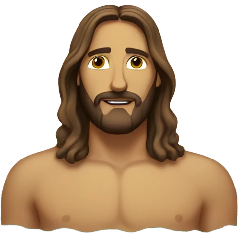 jesus in a pool emoji