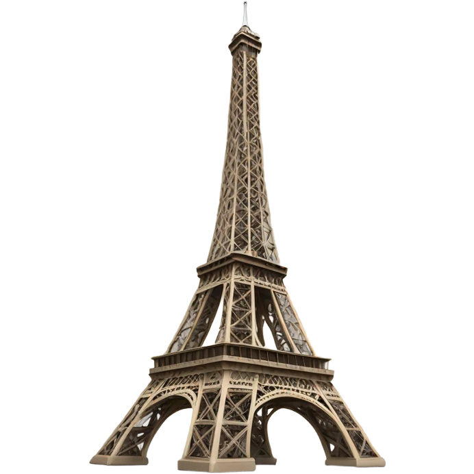 Eiffel tower Paris emoji